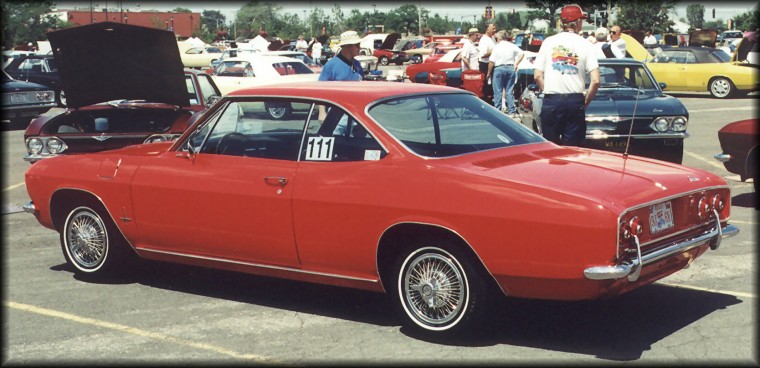 1966 Monza sport coupe (rear 3/4 view)