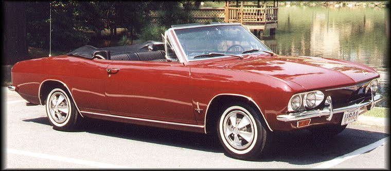 '65 Corvair Monza (top down - sunshine)
