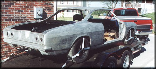 Off to the paint shop