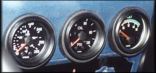 Secondary VDO gauge cluster